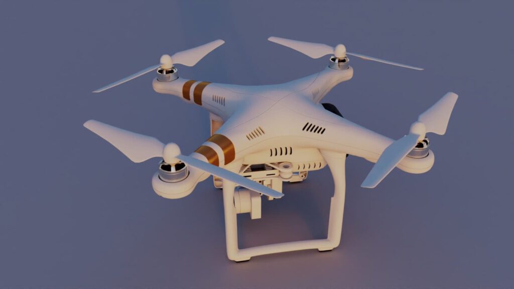 3d product rendering & visualization of drone